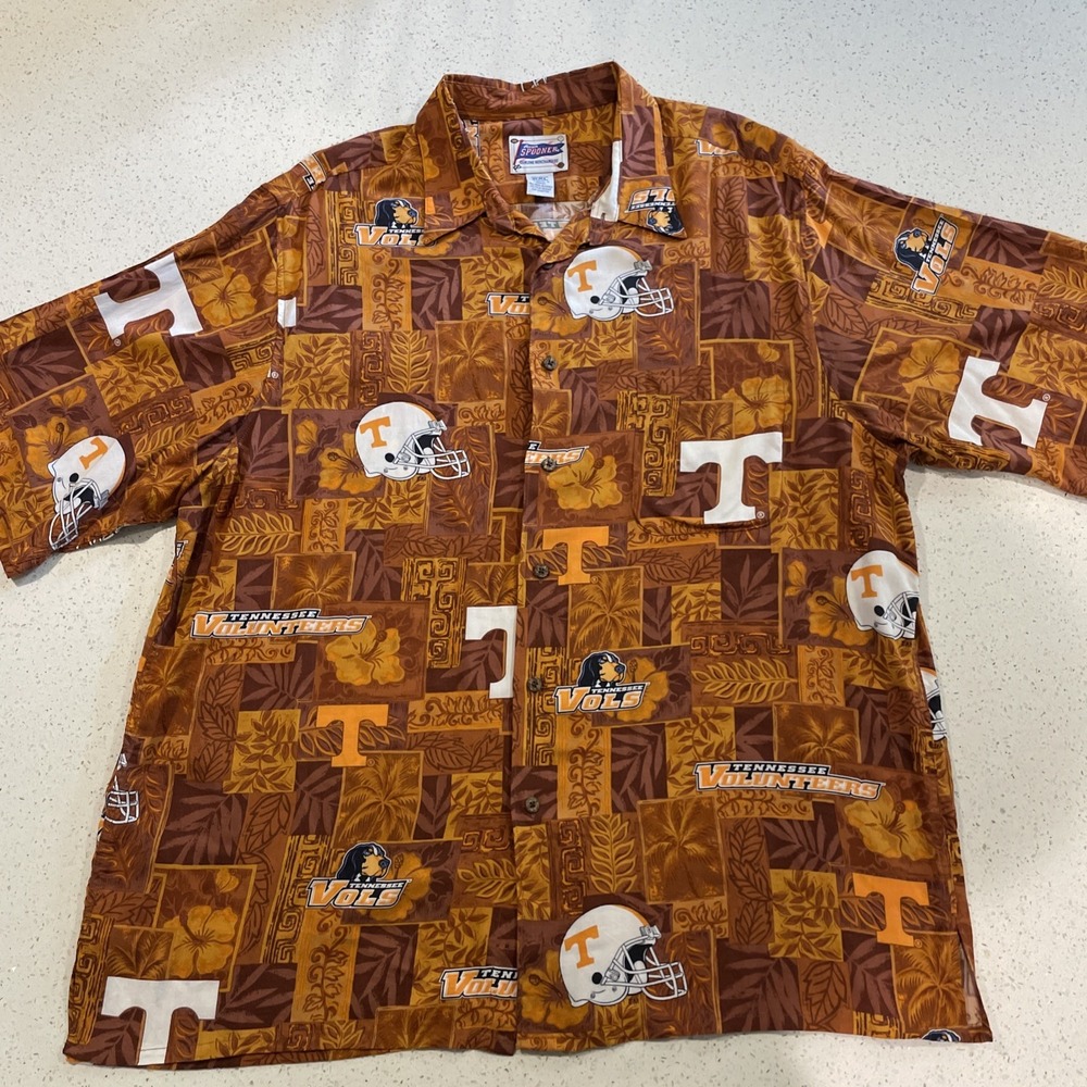 TENNESSEE VOLUNTEERS HAWAIIAN SHIRT CLASSIC 'VOLS PRIDE' REYN SPOONER SZ XXL